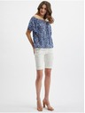 Orsay Modrá dámská vzorovaná halenka ORSAY