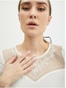 Orsay Krémové dámské body s krajkou ORSAY