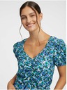 Orsay Modrý dámský květovaný top ORSAY