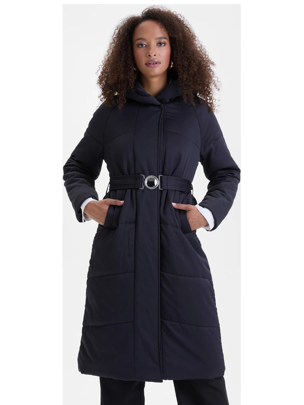 Orsay Černý dámský prošívaný kabát ORSAY