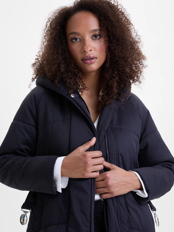 Orsay Černý dámský prošívaný kabát ORSAY