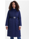 Orsay Tmavě modrý dámský prošívaný kabát ORSAY