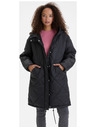 Orsay Černý dámský prošívaný kabát ORSAY
