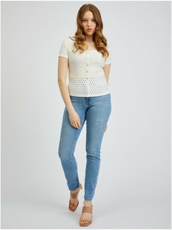 Orsay Bílé dámské tričko ORSAY