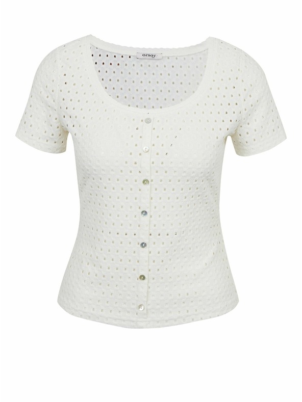 Orsay Bílé dámské tričko ORSAY