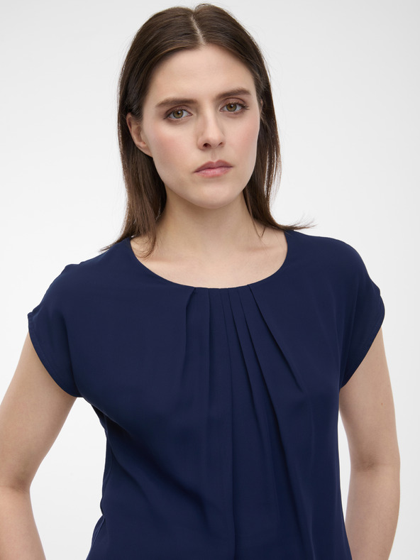 Orsay Tmavě modrá dámská halenka ORSAY