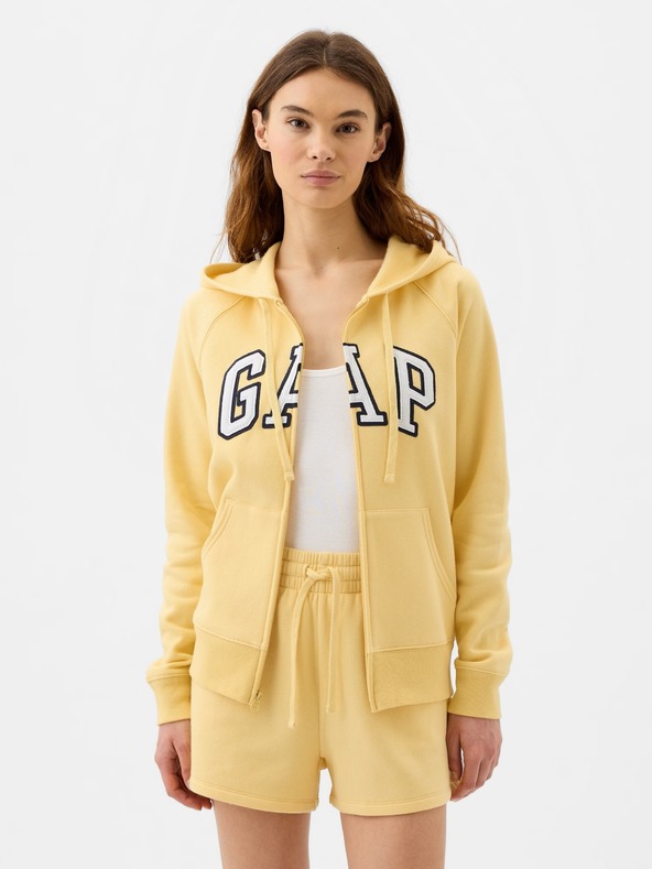 GAP Mikina s logem a fleece GAP
