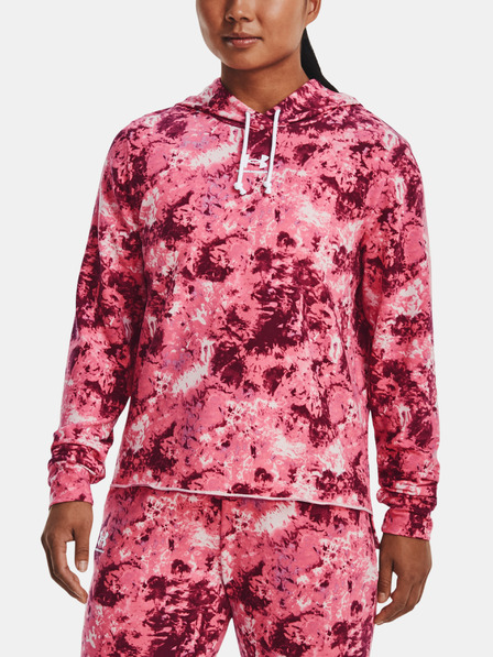 Under Armour Dámská mikina Under Armour Rival Terry Print Hoodie