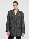 Orsay Tmavě šedý dámský krátký kabát ORSAY