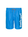 Sam 73 Modré pánské plavky s potiskem SAM 73
