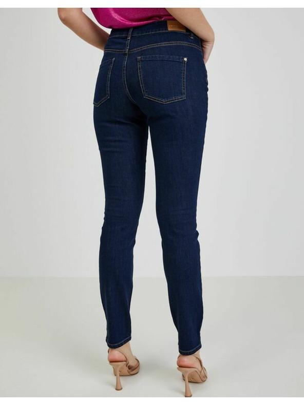 Orsay Tmavě modré dámské slim fit džíny ORSAY