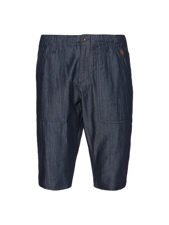 Sam 73 Tmavě modré pánské džínové kraťasy SAM 73