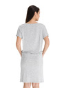 Sam 73 Šedé dámské šaty se zavazováním SAM 73