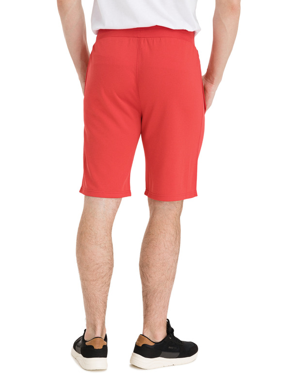 Sam 73 Červené pánské kraťasy s potiskem SAM 73