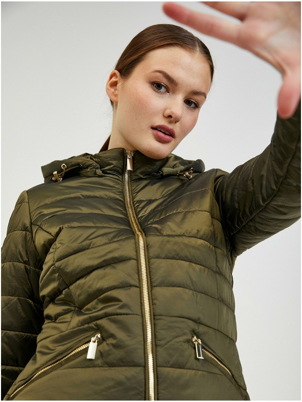 Orsay Khaki dámská prošívaná bunda ORSAY