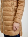 Orsay Světle hnědý dámský zimní prošívaný kabát ORSAY