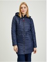 Orsay Tmavě modrý dámský lehký prošívaný kabát ORSAY