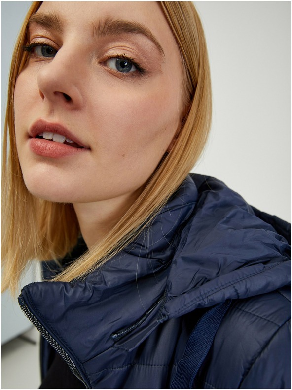 Orsay Tmavě modrý dámský lehký prošívaný kabát ORSAY