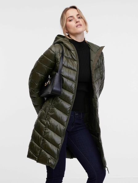 Orsay Khaki dámský prošívaný kabát ORSAY