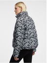 Orsay Šedo-černá dámská vzorovaná prošívaná bunda ORSAY