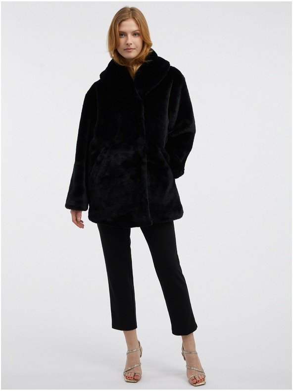 Orsay Černý dámský kabát ORSAY