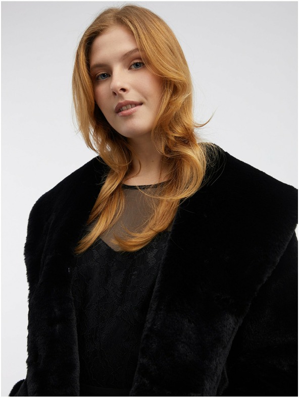 Orsay Černý dámský kabát ORSAY