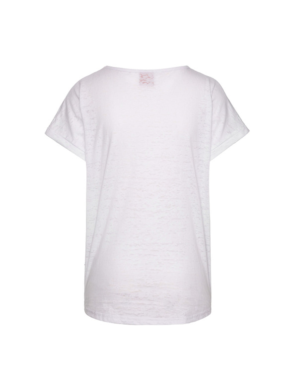 Sam 73 Bílé dámské tričko s potiskem SAM 73