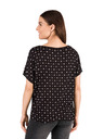 Sam 73 Černé dámské vzorované tričko SAM 73