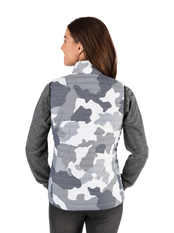 Sam 73 Světle šedá dámská prošívaná vesta SAM 73