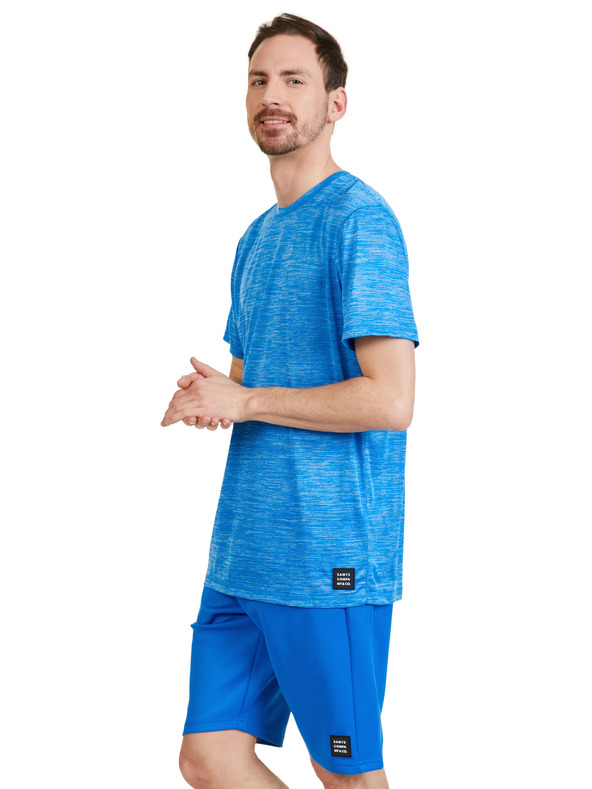 Sam 73 Pánské modré žíhané tričko SAM 73 Eugene