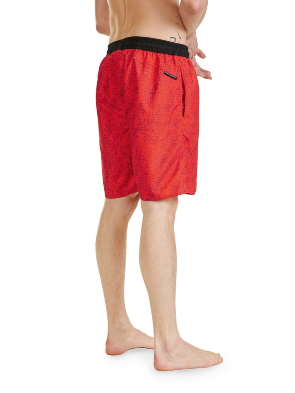 Sam 73 Červené pánské vzorované kraťasy SAM 73 Noah