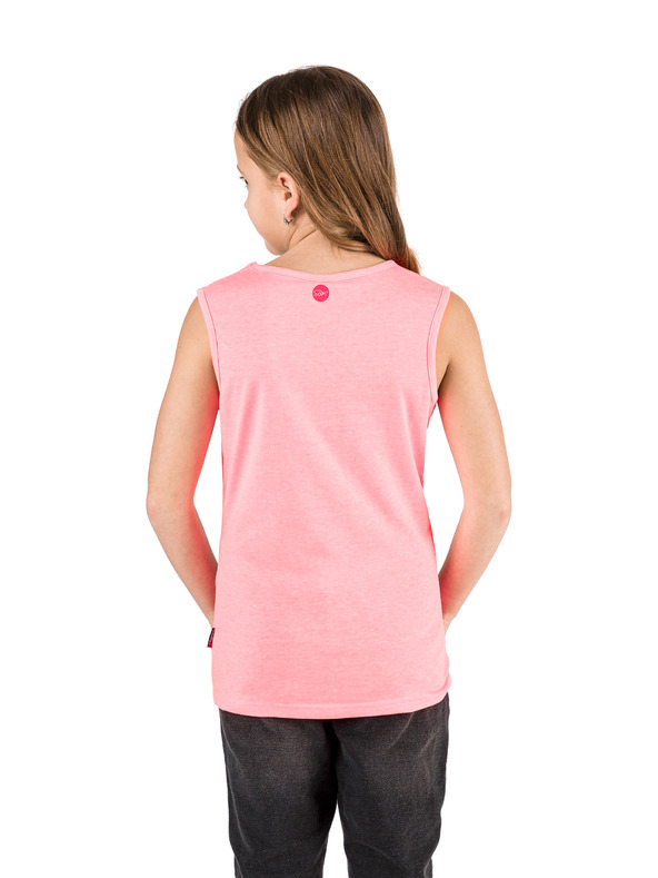 Sam 73 Růžové holčičí tílko s potiskem SAM 73