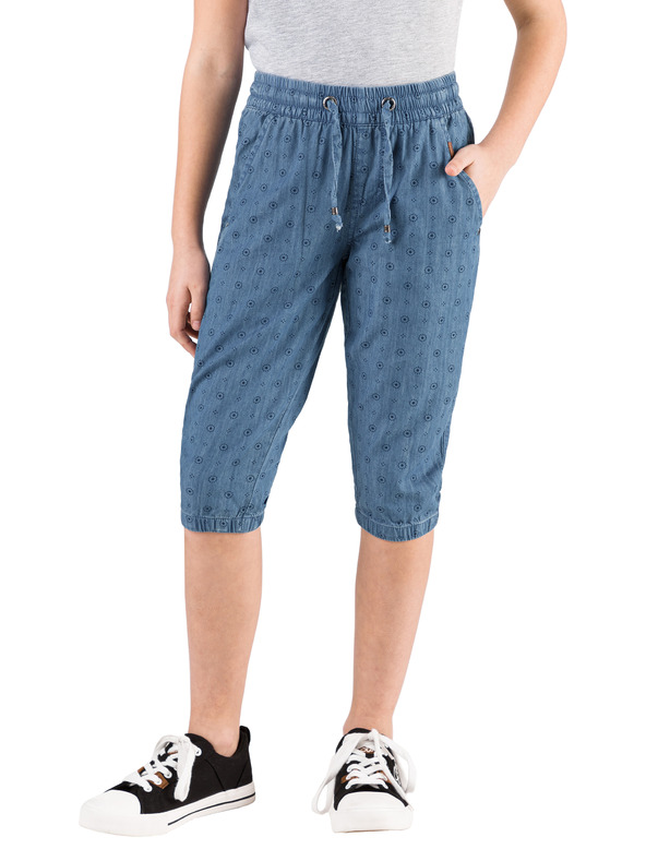 Sam 73 Modré holčičí vzorované 3/4 kalhoty SAM 73