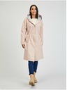 Orsay Světle růžová dámská parka ORSAY