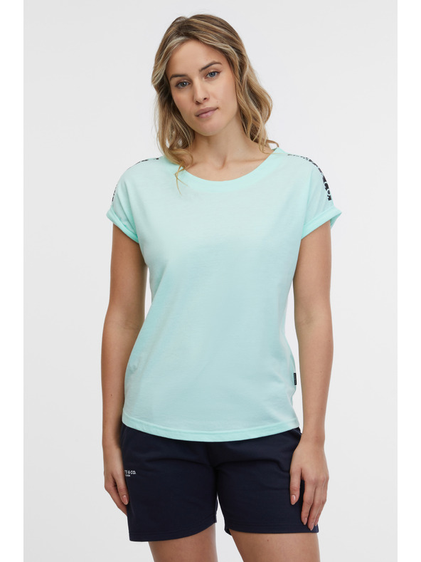 Sam 73 Tyrkysové dámské tričko SAM 73 Iris
