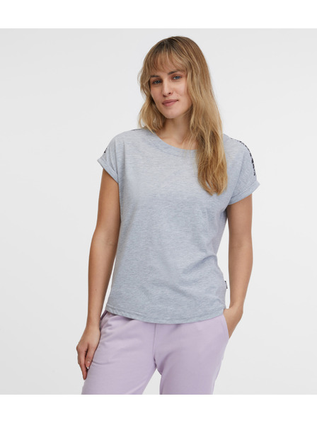 Sam 73 Světle šedé dámské žíhané tričko SAM 73 Iris