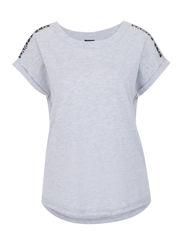 Sam 73 Světle šedé dámské žíhané tričko SAM 73 Iris