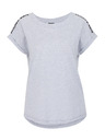 Sam 73 Světle šedé dámské žíhané tričko SAM 73 Iris