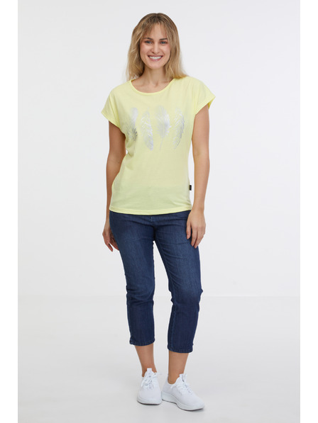 Sam 73 Světle žluté dámské tričko SAM 73 Clorinda