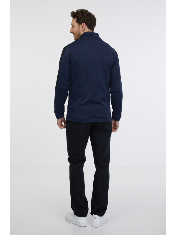 Sam 73 Tmavě modrá pánská mikina na zip SAM 73 Lucas