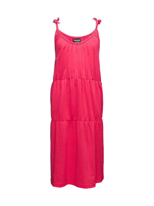 Sam 73 Růžové holčičí šaty na ramínka SAM 73