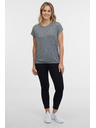 Sam 73 Šedé dámské žíhané tričko SAM 73 Juliana