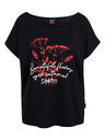 Sam 73 Černé dámské tričko s potiskem SAM73 Circinus