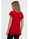 Sam 73 Červené dámské tričko SAM 73 Cleopatra