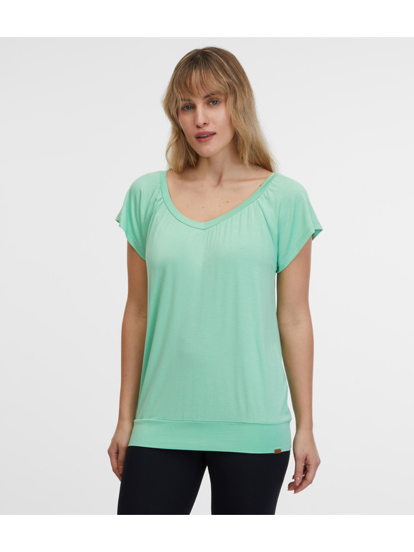 Sam 73 Světle zelené dámské tričko SAM 73 Cleopatra