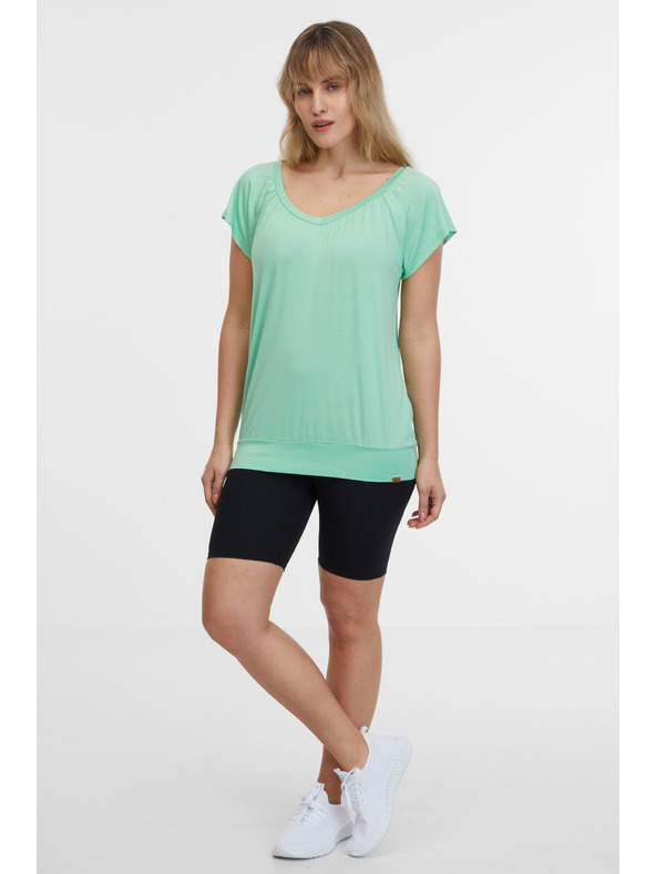 Sam 73 Světle zelené dámské tričko SAM 73 Cleopatra