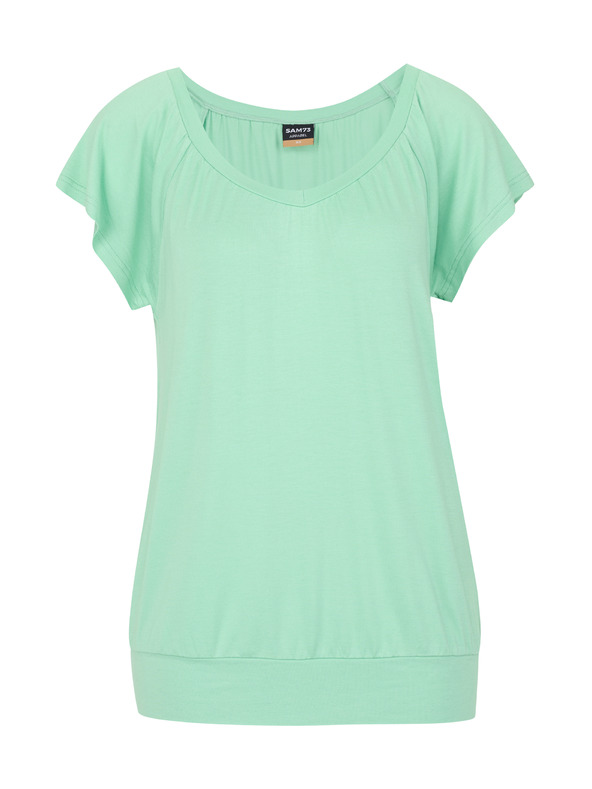 Sam 73 Světle zelené dámské tričko SAM 73 Cleopatra