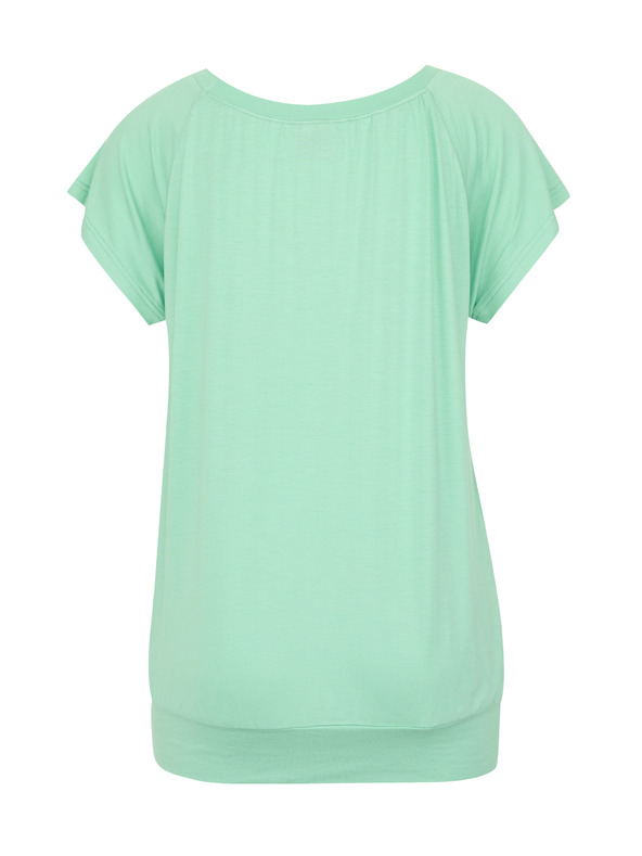 Sam 73 Světle zelené dámské tričko SAM 73 Cleopatra
