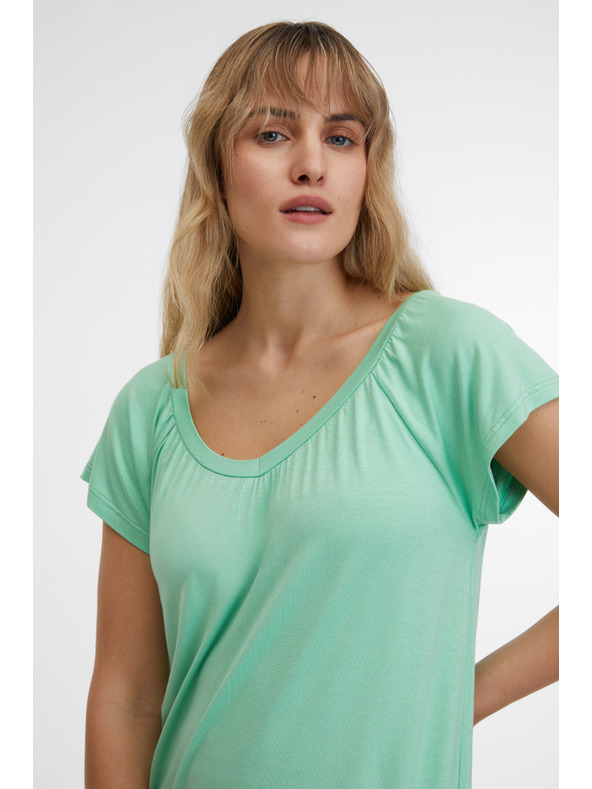 Sam 73 Světle zelené dámské tričko SAM 73 Cleopatra