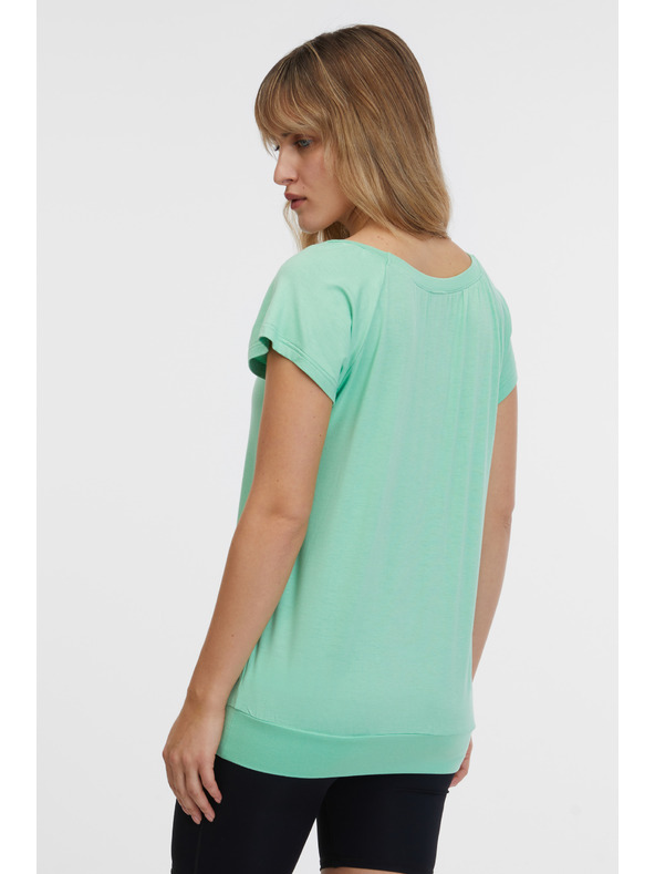 Sam 73 Světle zelené dámské tričko SAM 73 Cleopatra